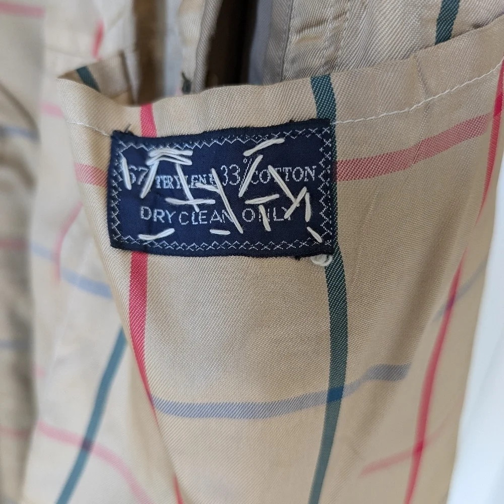 STUNNING Vintage 90s BURBERRY Luxury Designer Trench Long Men Coat - Picture 4 of 15